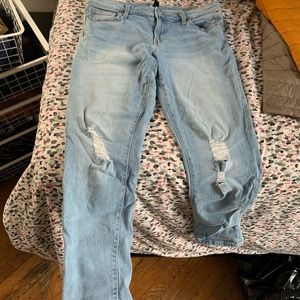 Girlfriend jeans.